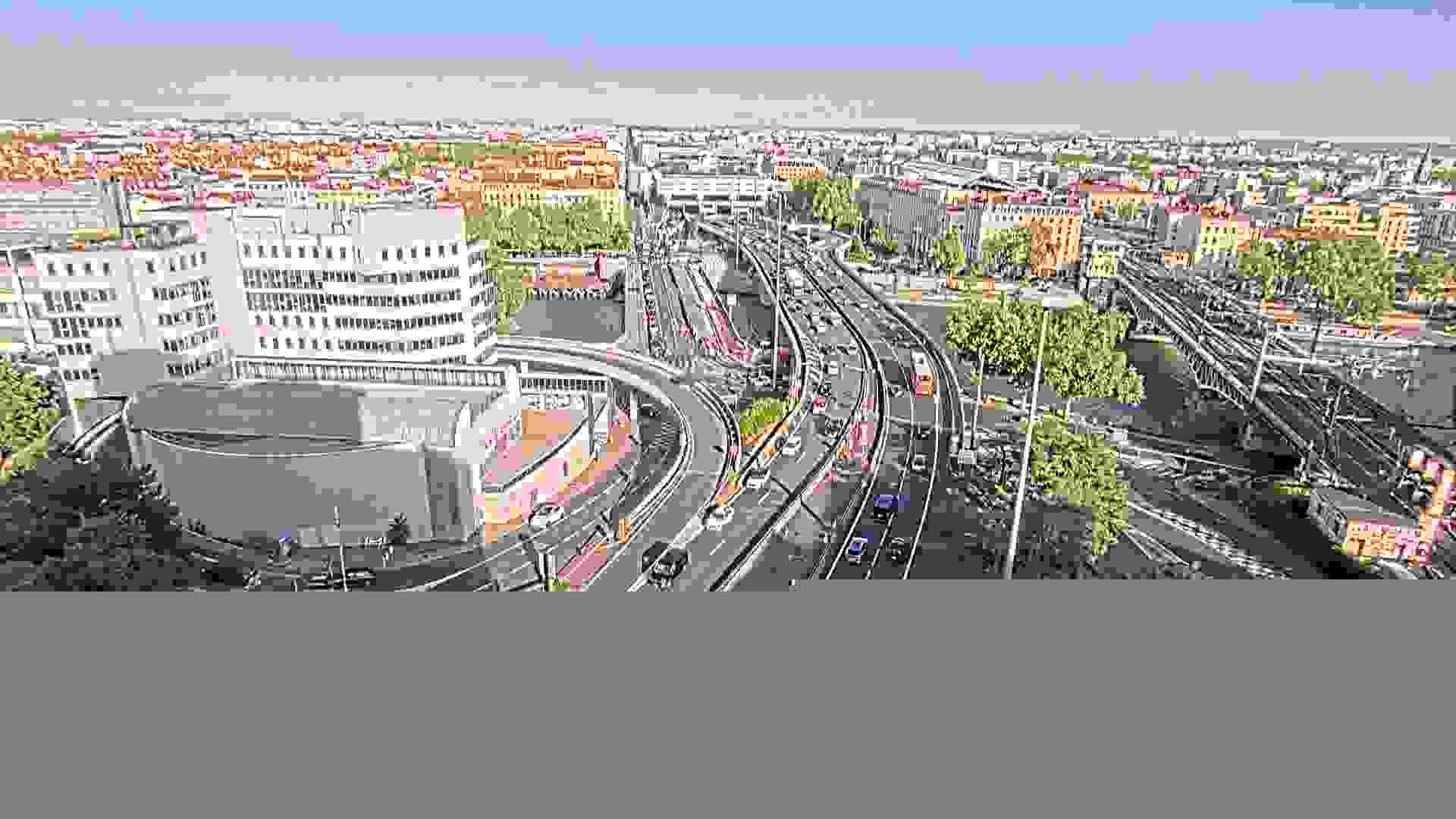 Lyon › Sud-est: Pont Kitchener-Marchand - Autoroute du Soleil