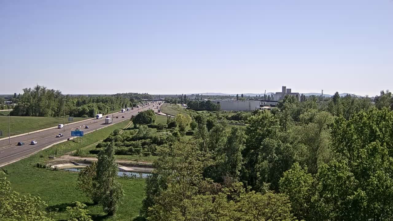 Vignoles: Bifurcation des autoroutes A31 et A6 près de Beaune