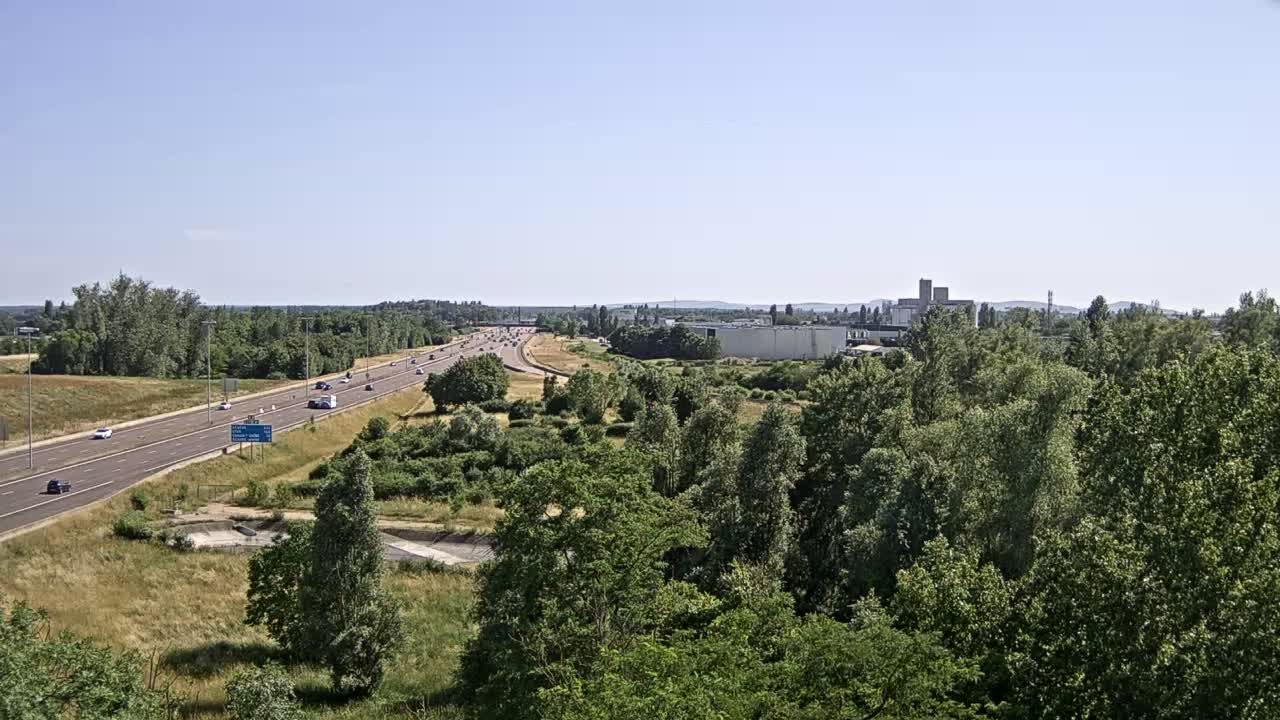 Vignoles: Bifurcation des autoroutes A31 et A6 près de Beaune