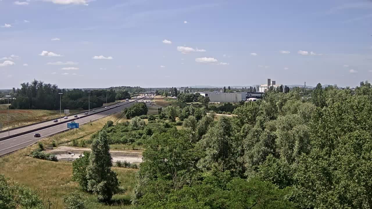 Vignoles: Bifurcation des autoroutes A31 et A6 près de Beaune