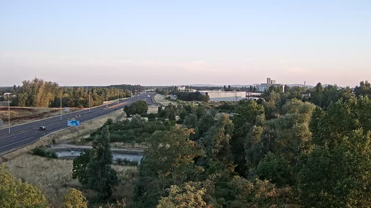 Vignoles: Bifurcation des autoroutes A31 et A6 près de Beaune