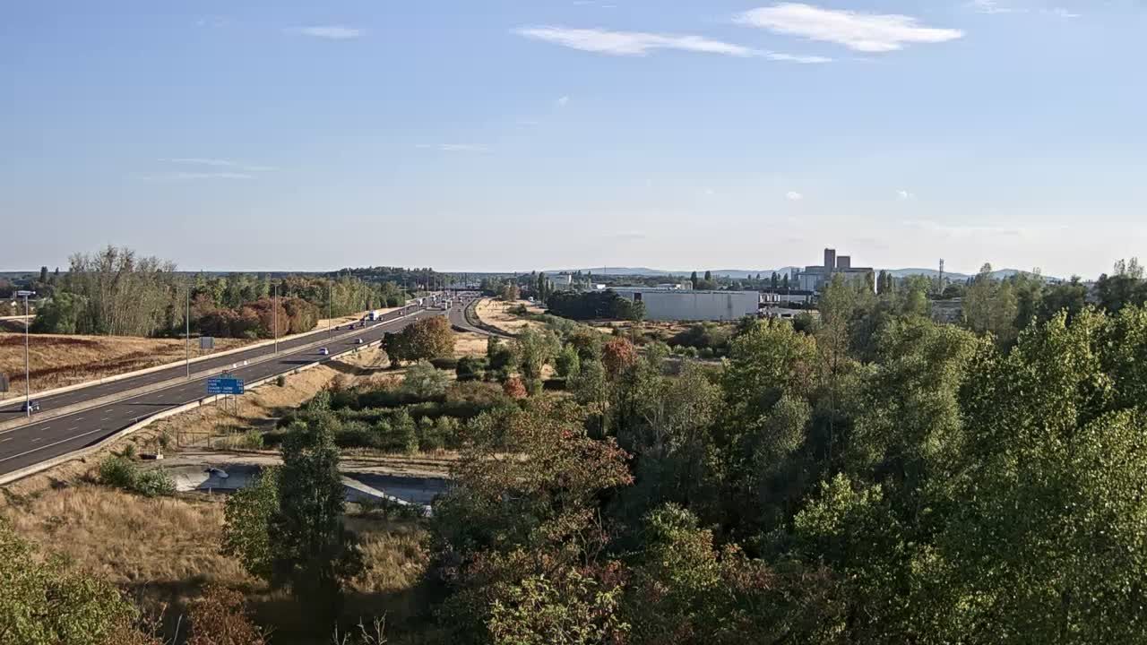 Vignoles: Bifurcation des autoroutes A31 et A6 près de Beaune