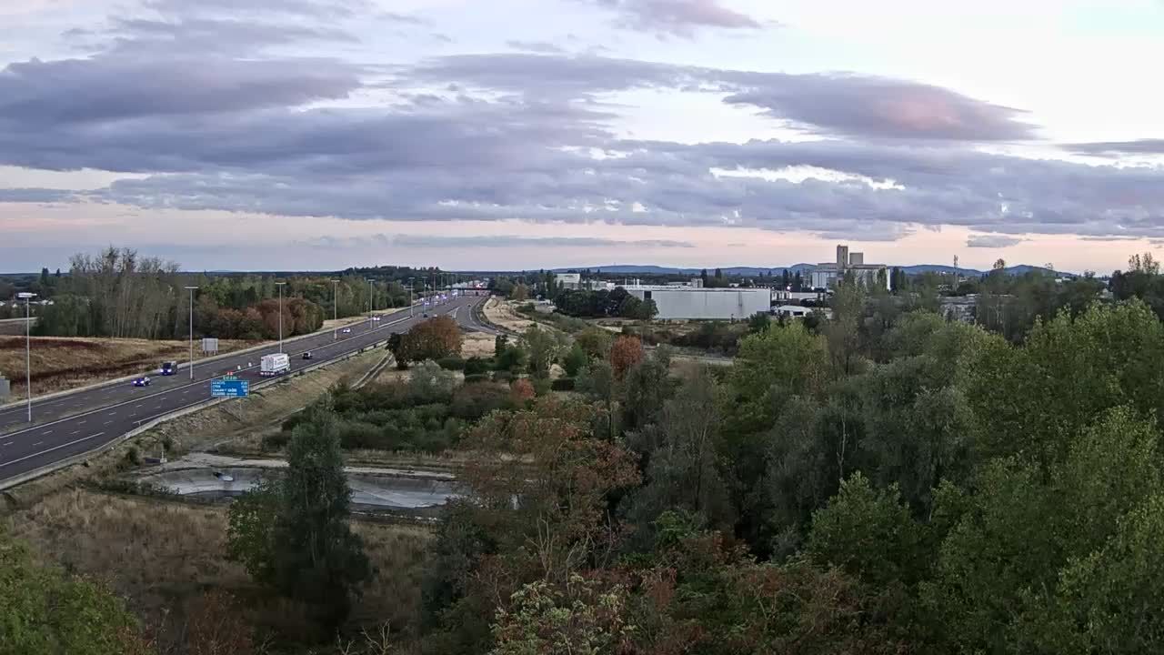 Vignoles: Bifurcation des autoroutes A31 et A6 près de Beaune