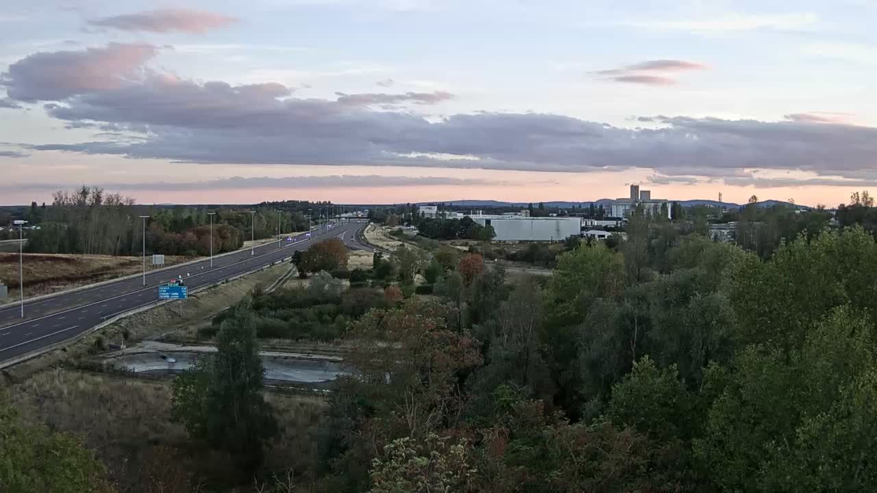 Vignoles: Beaune-Bif. A31 et A6 près de Beaune, vue orientée vers Lyon