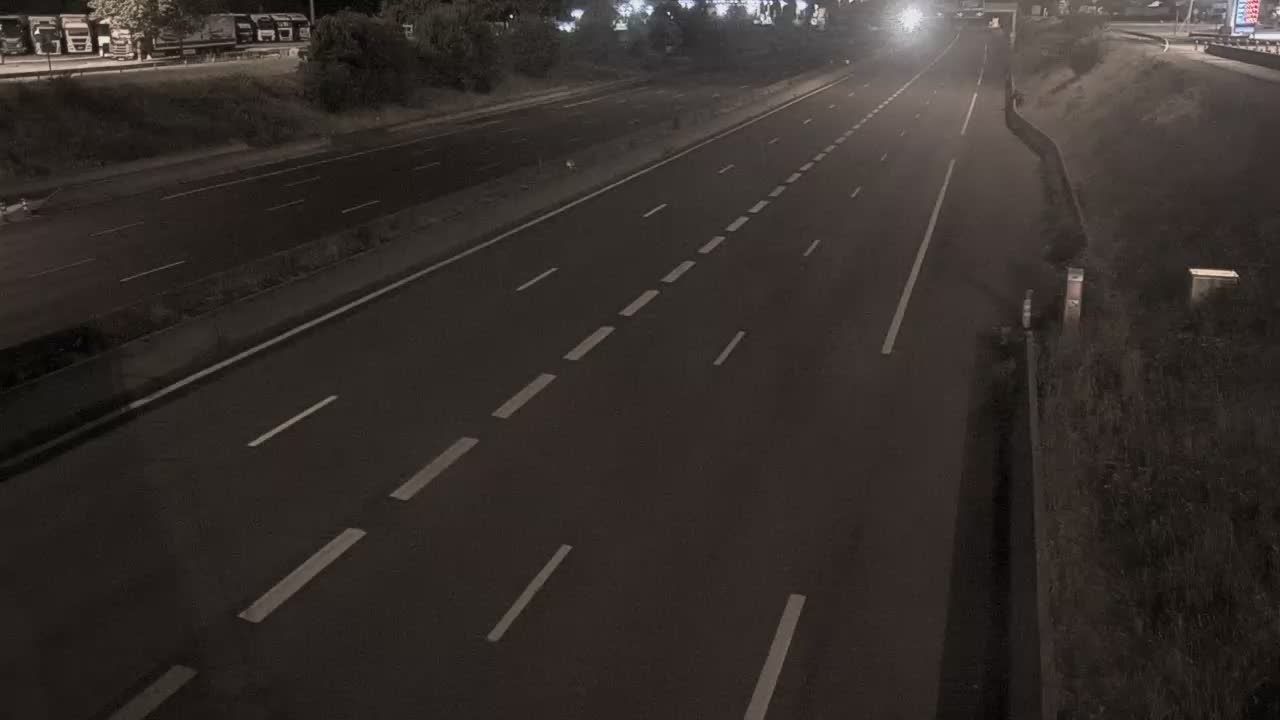 Saint-Priest: Bifurcation A43/A46, près de - vue orientée vers Lyon