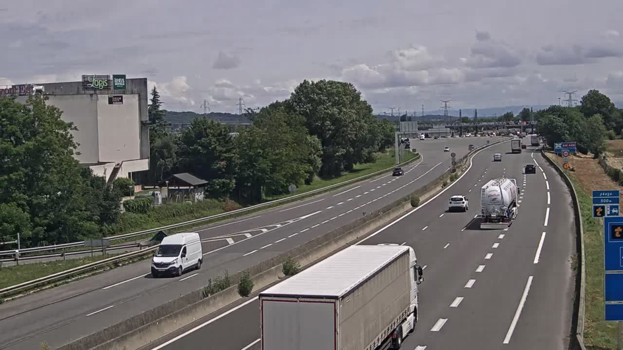 Saint-Maurice-de-Beynost: Le Sermora: Péage de St-Maurice-de-Beynost à l'est de Lyon