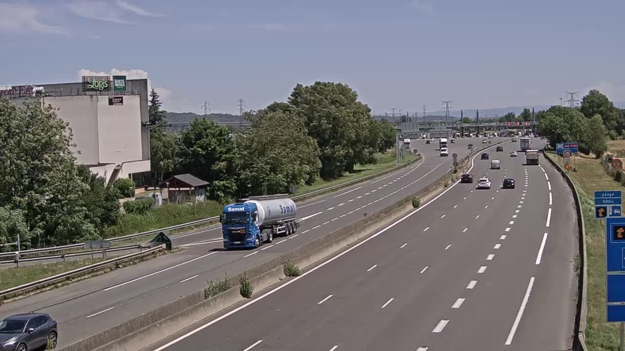 Saint-Maurice-de-Beynost: Le Sermora: Péage de St-Maurice-de-Beynost à l'est de Lyon
