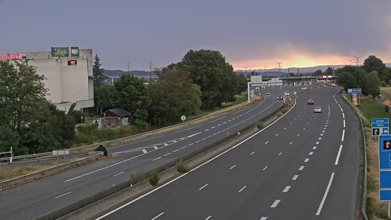 Saint-Maurice-de-Beynost: Le Sermora: Péage de St-Maurice-de-Beynost à l'est de Lyon