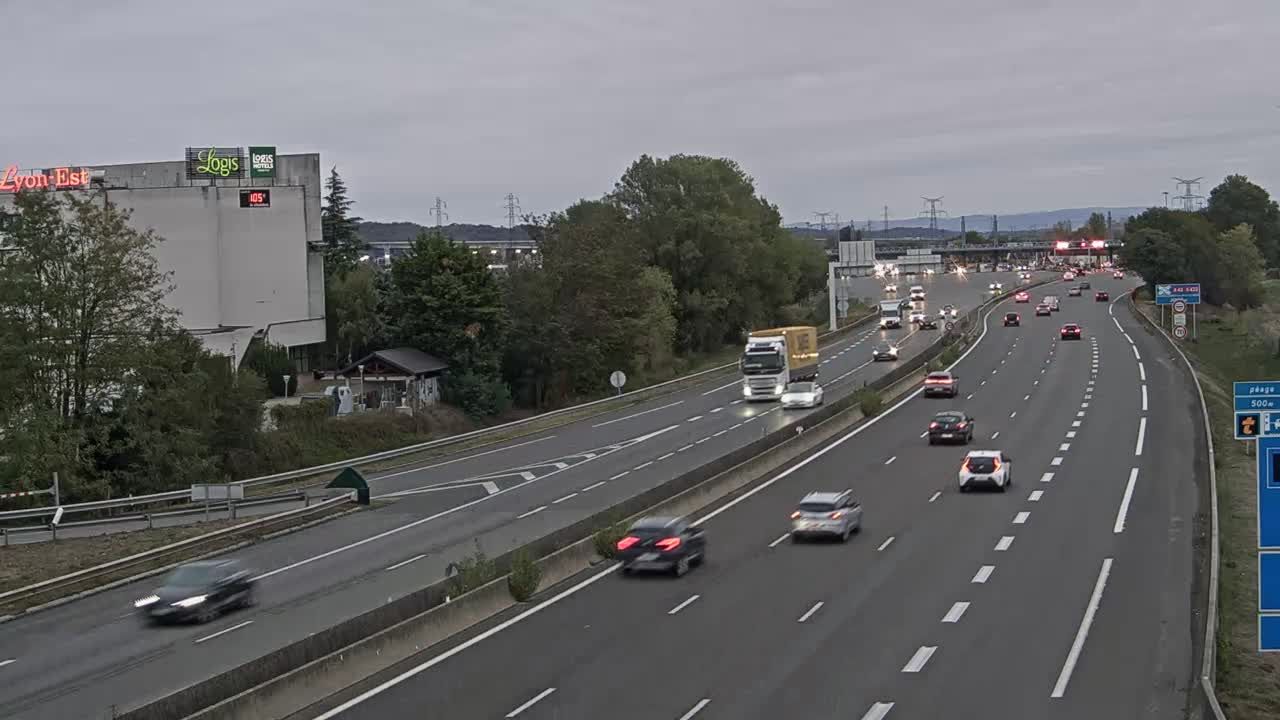 Saint-Maurice-de-Beynost: Le Sermora: Péage de St-Maurice-de-Beynost à l'est de Lyon