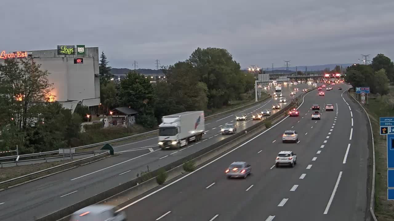 Saint-Maurice-de-Beynost: Le Sermora: Péage de St-Maurice-de-Beynost à l'est de Lyon
