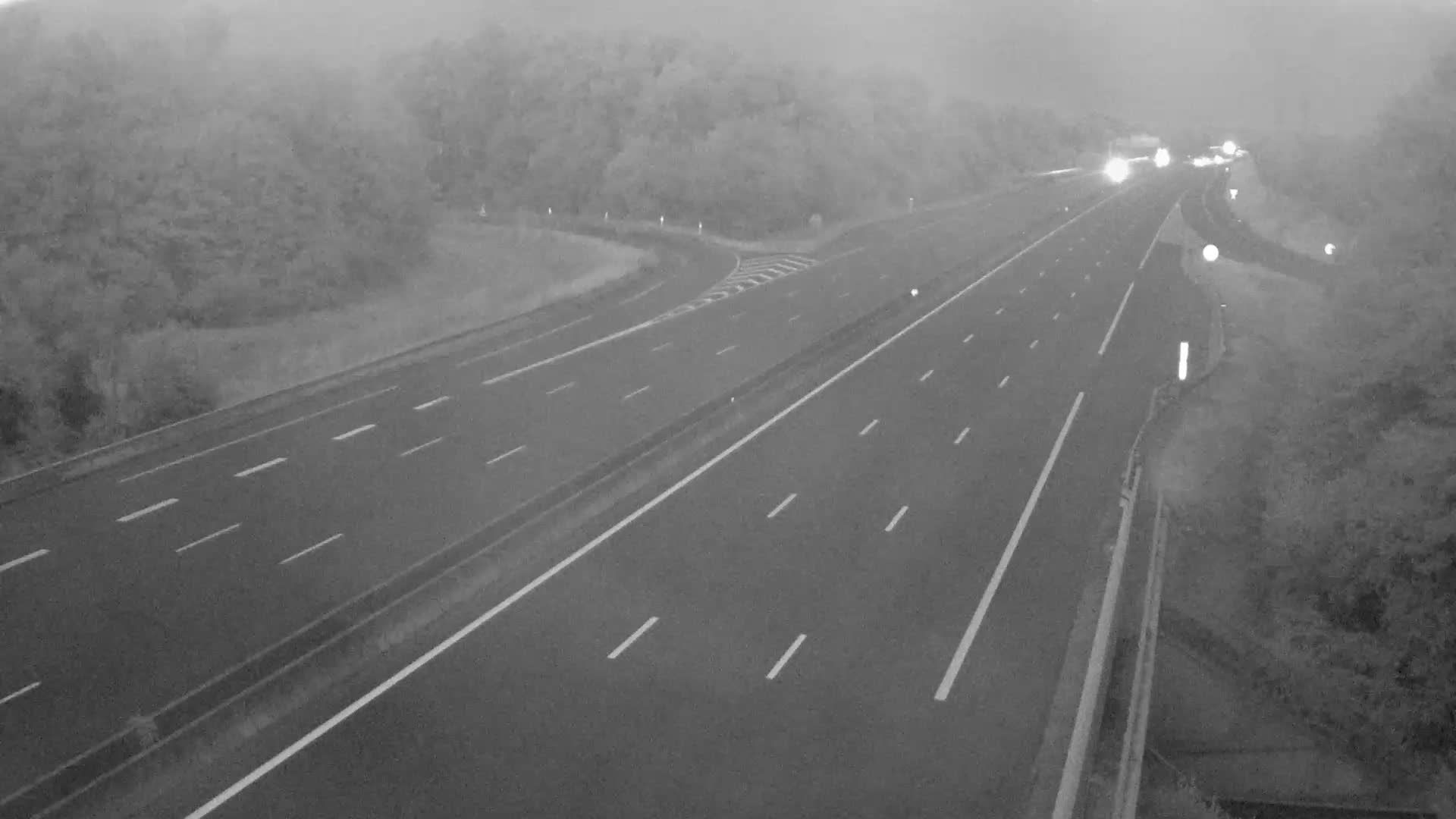 Tossiat: Bourg-en-Bresse-A40 près de Bourg-en-Bresse, vue orientée vers Genève