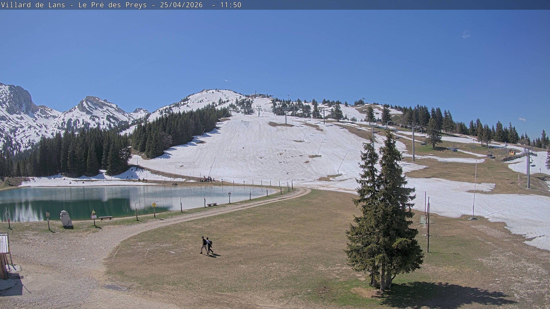 Corrençon-en-Vercors: Villard de Lans-Corrençon en Vercors : Domaine alpin Villard/Corrençon : arrivée de la Télécabine Pré des Peys