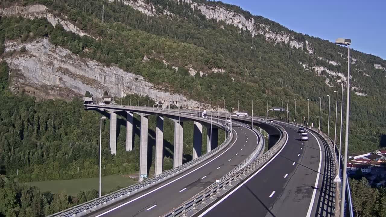 Nantua: Entrée du tunnel de Chamoise