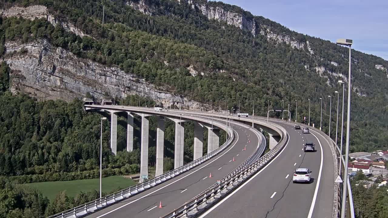 Nantua: Entrée du tunnel de Chamoise