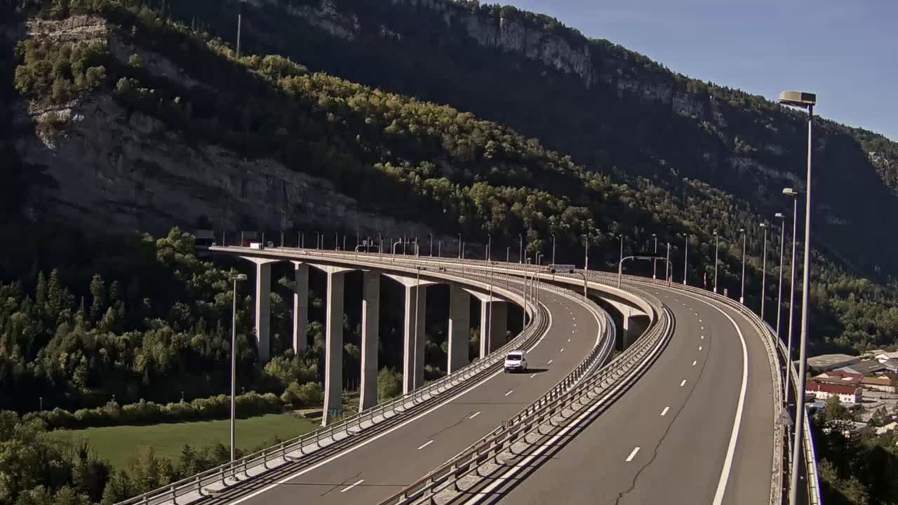 Nantua: Entrée du tunnel de Chamoise