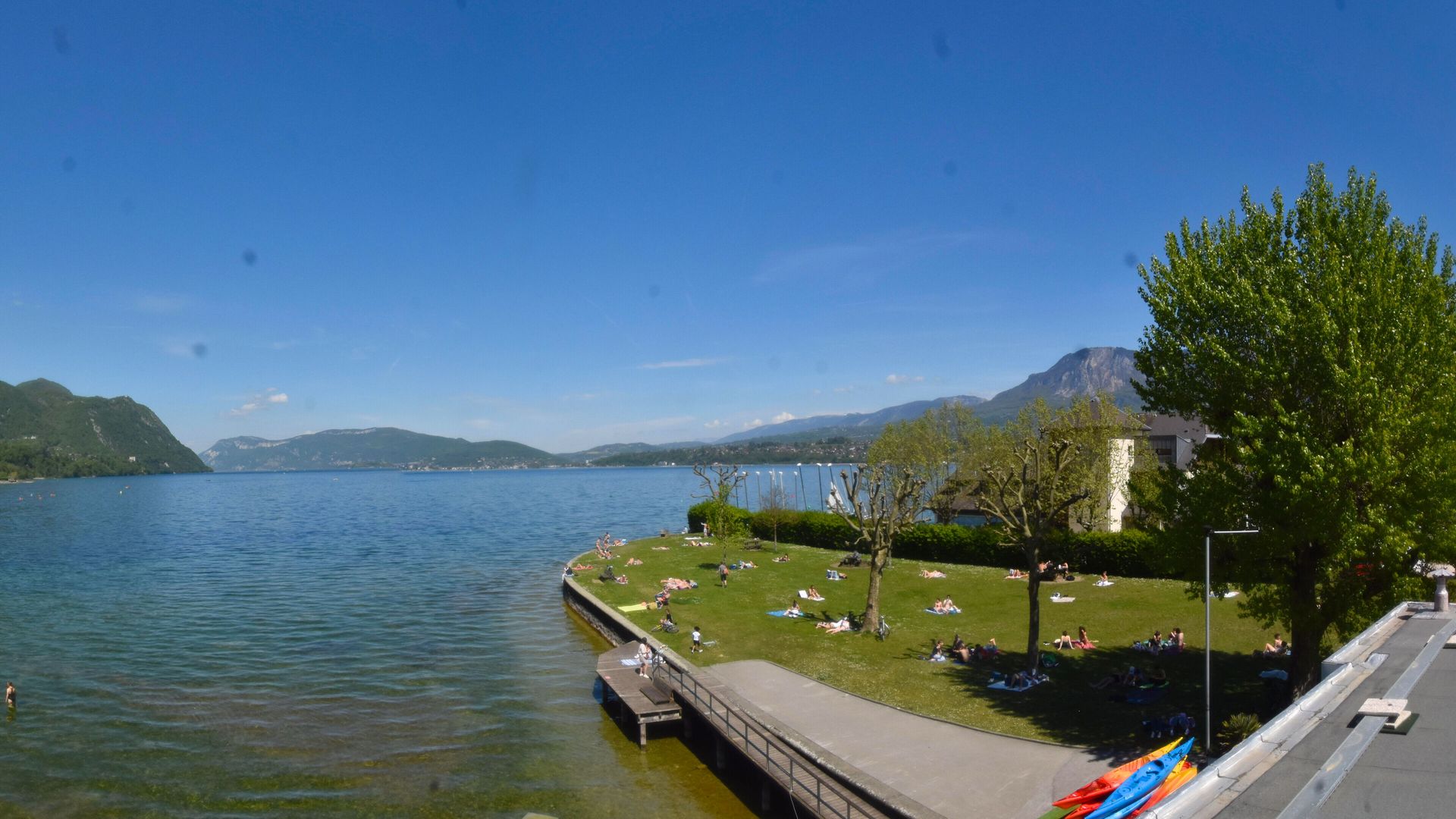 Le Bourget-du-Lac: Plage Municipale Du Bourget Du Lac