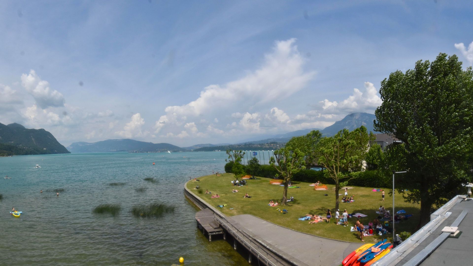 Le Bourget-du-Lac: Plage Municipale Du Bourget Du Lac