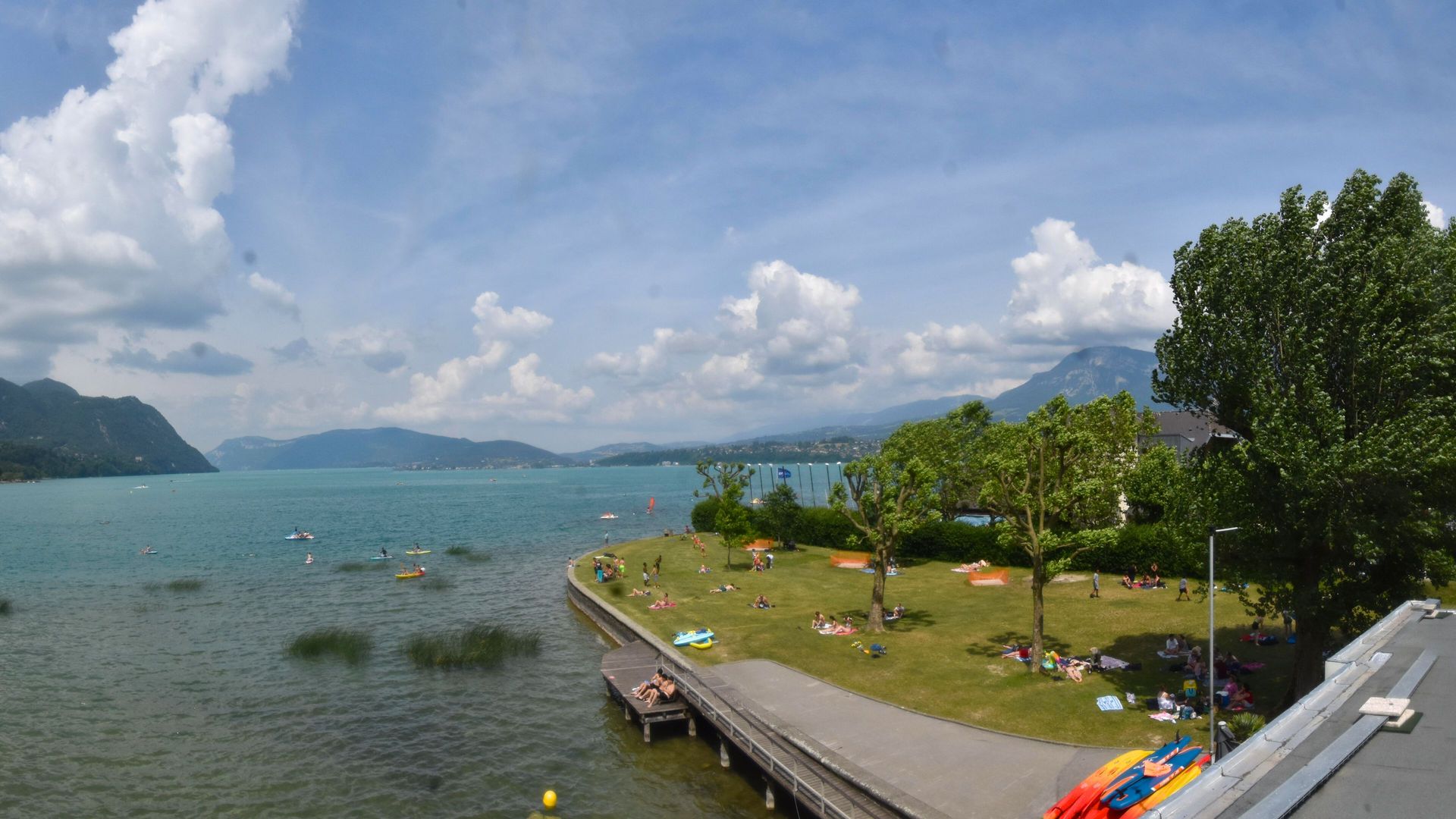 Le Bourget-du-Lac: Plage Municipale Du Bourget Du Lac