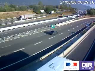 Chambéry: Les Landiers: Chambéry nord accès A41A43 RN201 PR7+100