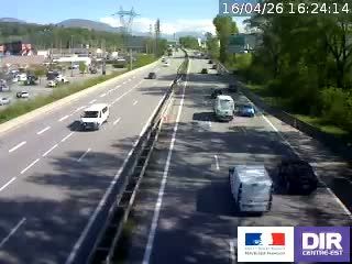 Chambéry: sortie centre commercial N201 PR5+980