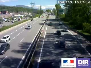 Chambéry: sortie centre commercial N201 PR5+980