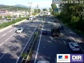 Chambéry: sortie centre commercial N201 PR5+980