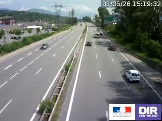 Chambéry: sortie centre commercial N201 PR5+980