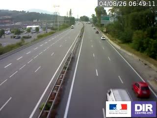 Chambéry: sortie centre commercial N201 PR5+980