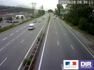 Chambéry: sortie centre commercial N201 PR5+980