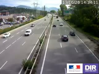 Chambéry: sortie centre commercial N201 PR5+980
