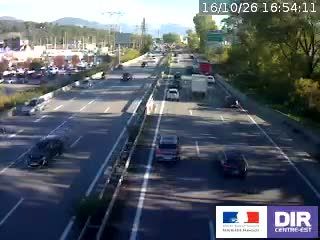 Chambéry: sortie centre commercial N201 PR5+980