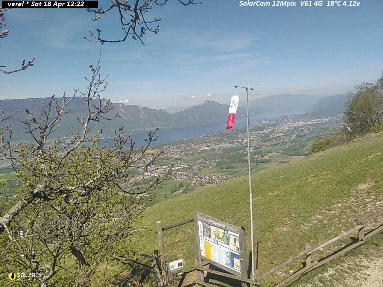 Verel-Pragondran: Décollage parapente