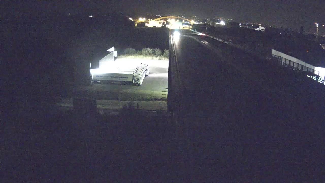 Saint-Julien-en-Genevois: A401 Douane de Bardonnex, vue orientée vers Genève