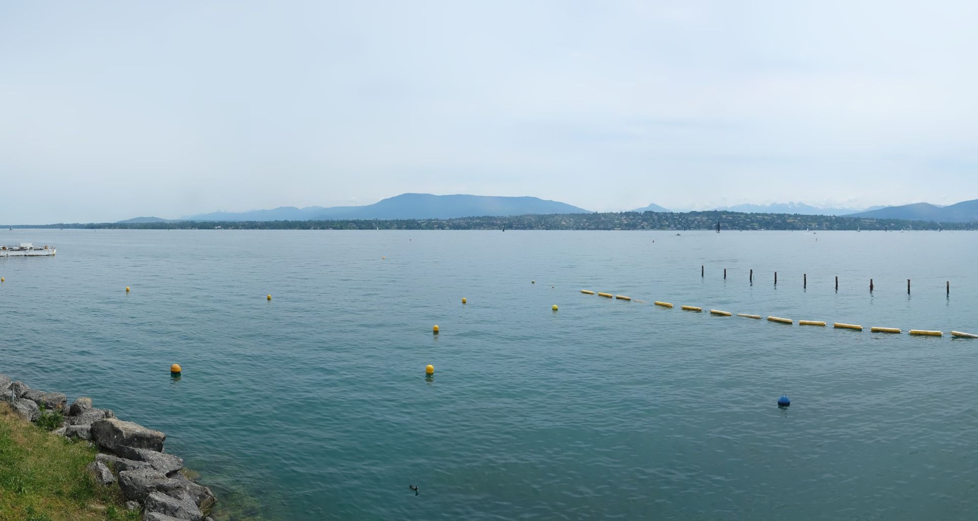 Bellevue: Cologny - The Geneva Water Fountain - Geneva - Les Voirons - Salève - Le Môle - Lake Geneva - Mont Blanc