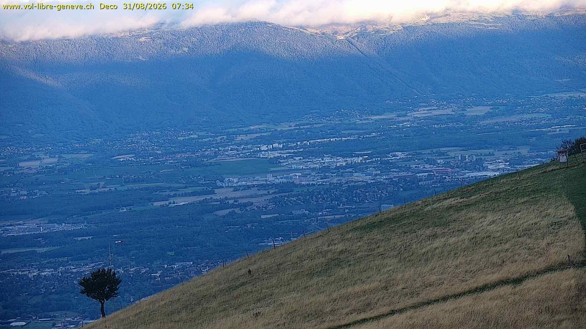 Collonges-sous-Salève: Salève, vue du décollage parapente