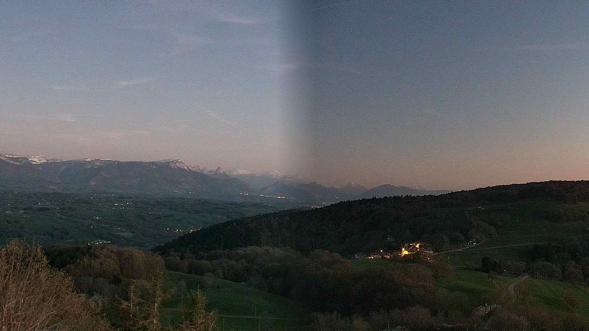 Collonges-sous-Salève: Panoramique du Jura aux Alpes, depuis le Salève