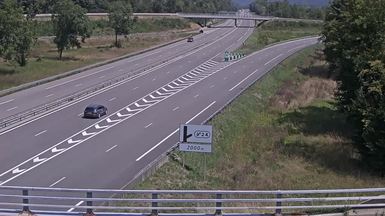 Bourgneuf: Chamousset-Bifurcation A43/A430, près d'Aiton, vue orientée vers Albertville
