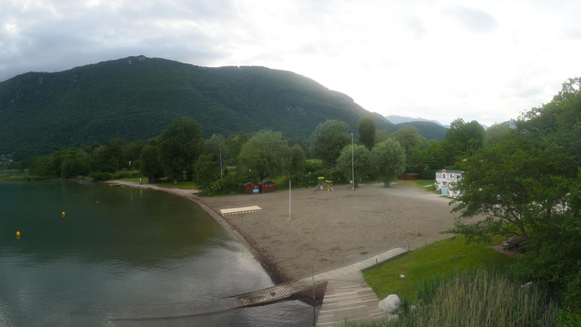Doussard: Plage de Doussard - Bout du Lac - Au bout du lac d'Annecy