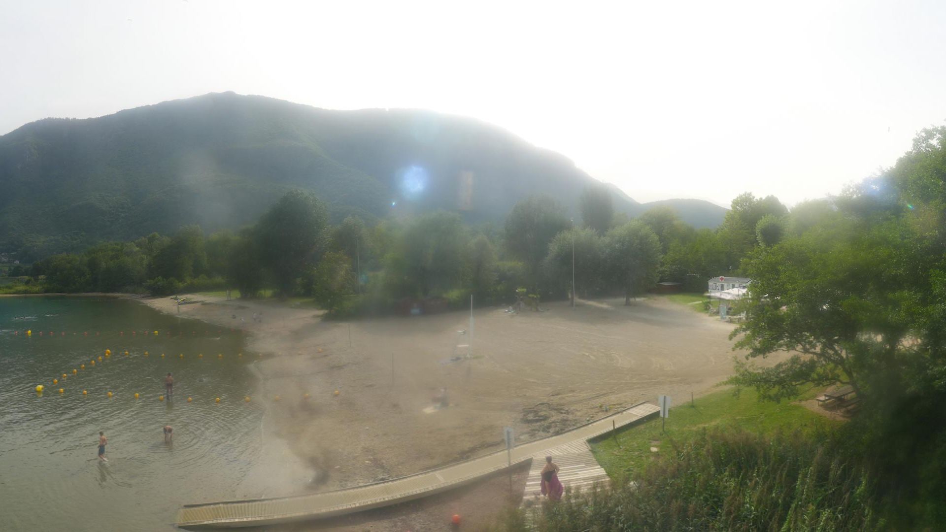 Doussard: Plage de Doussard - Bout du Lac - Au bout du lac d'Annecy