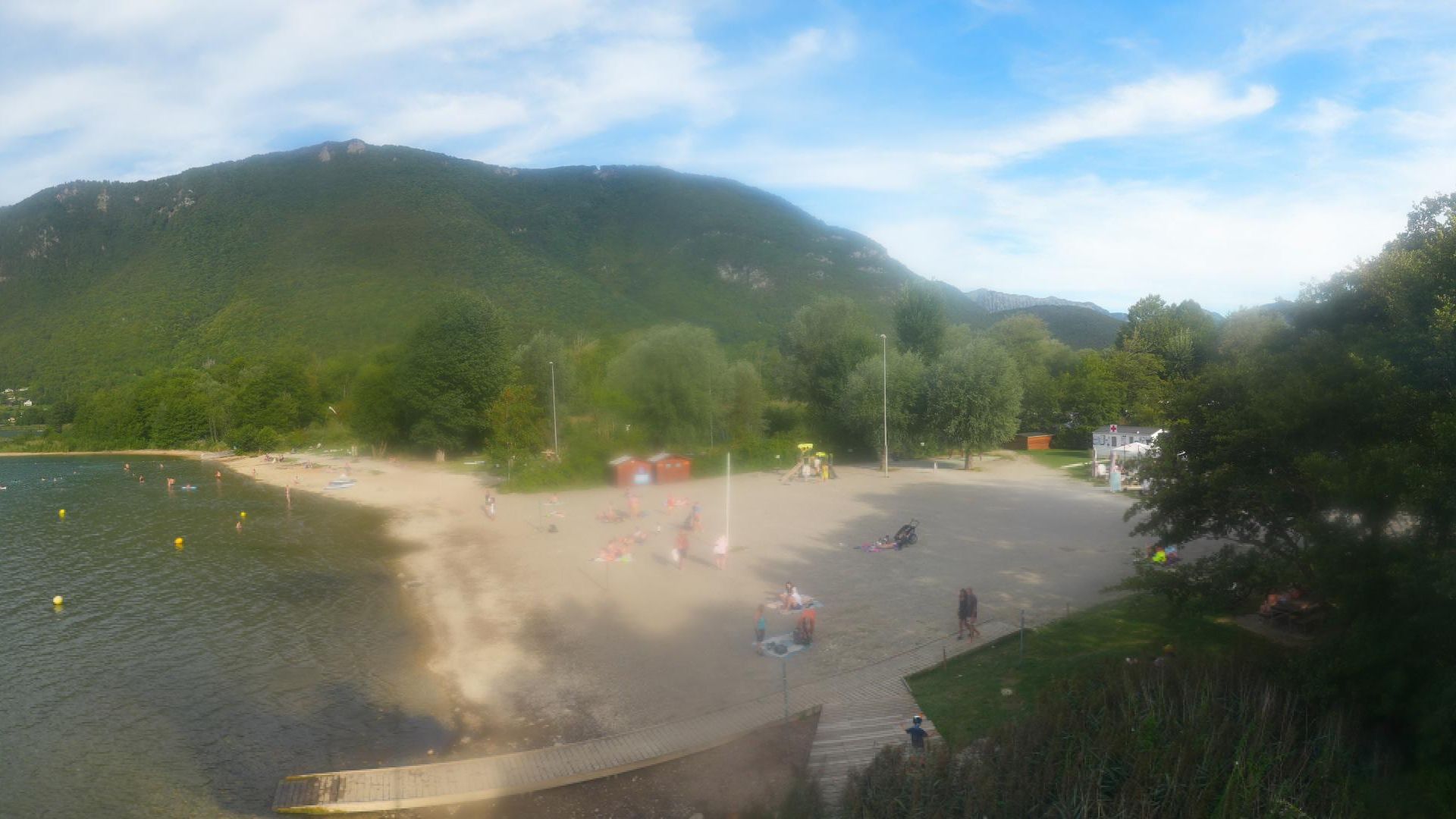 Doussard: Plage de Doussard - Bout du Lac - Au bout du lac d'Annecy