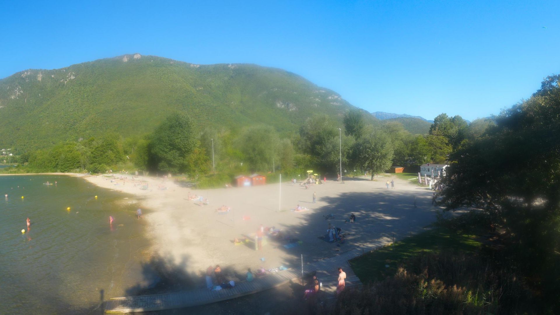 Doussard: Plage de Doussard - Bout du Lac - Au bout du lac d'Annecy