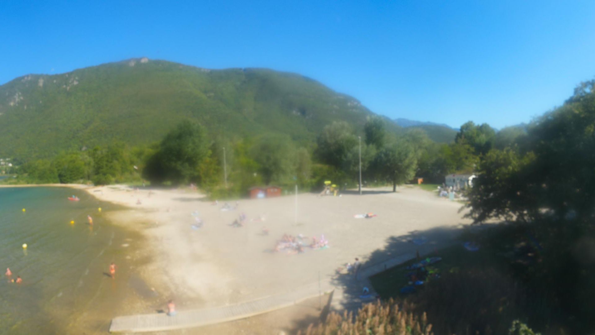 Doussard: Plage de Doussard - Bout du Lac - Au bout du lac d'Annecy