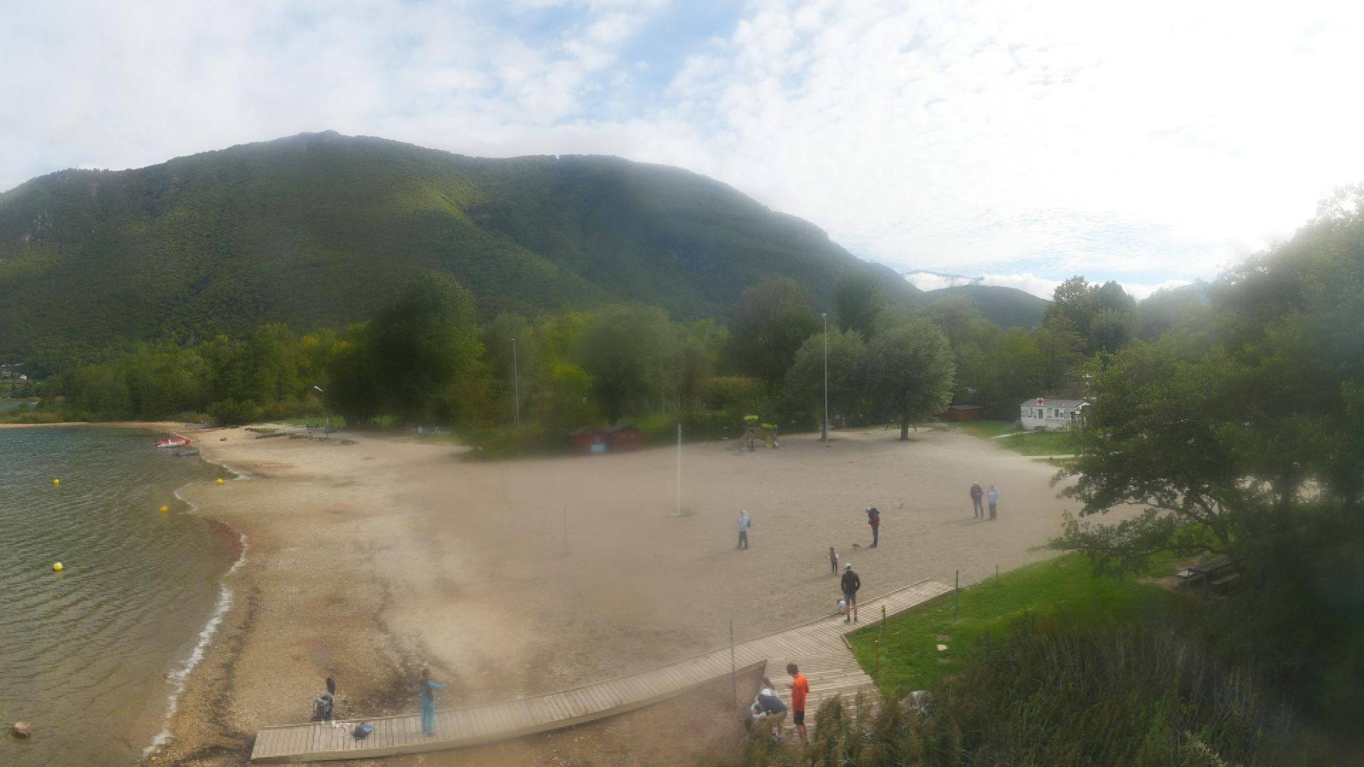 Doussard: Plage de Doussard - Bout du Lac - Au bout du lac d'Annecy