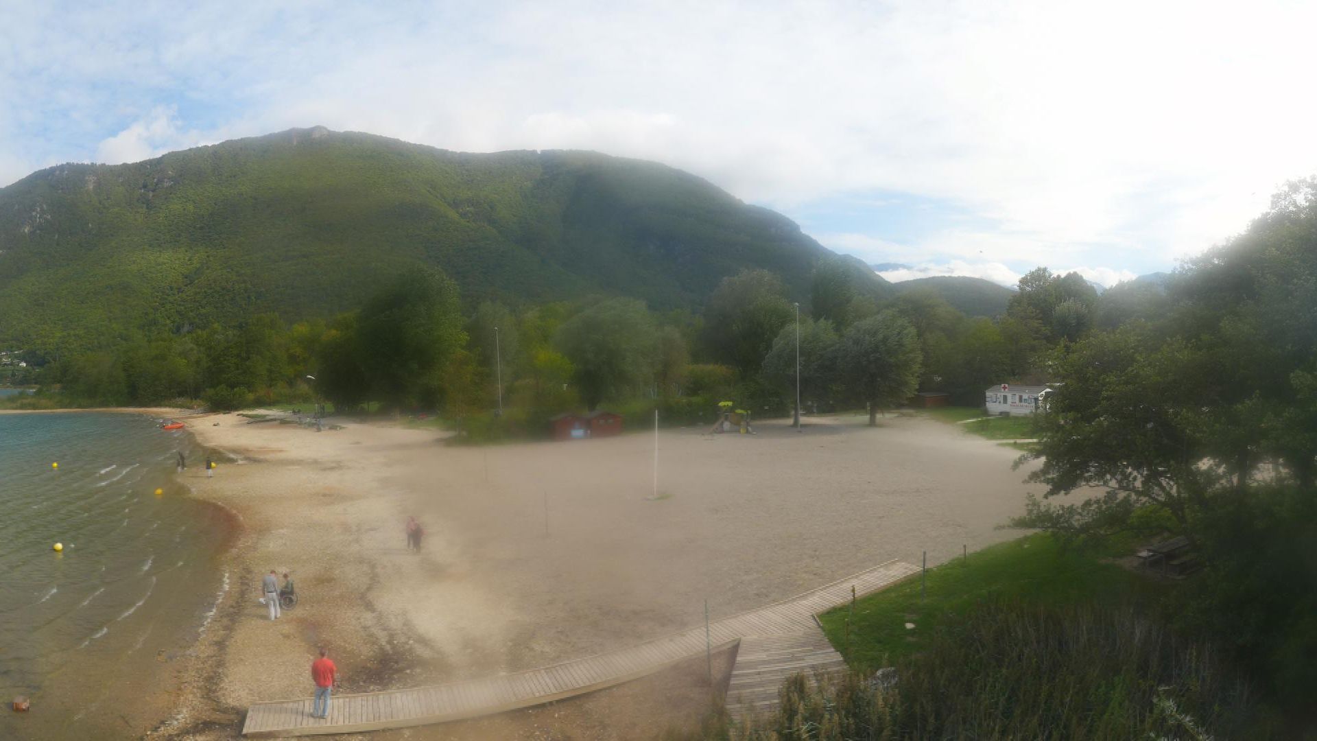 Doussard: Plage de Doussard - Bout du Lac - Au bout du lac d'Annecy