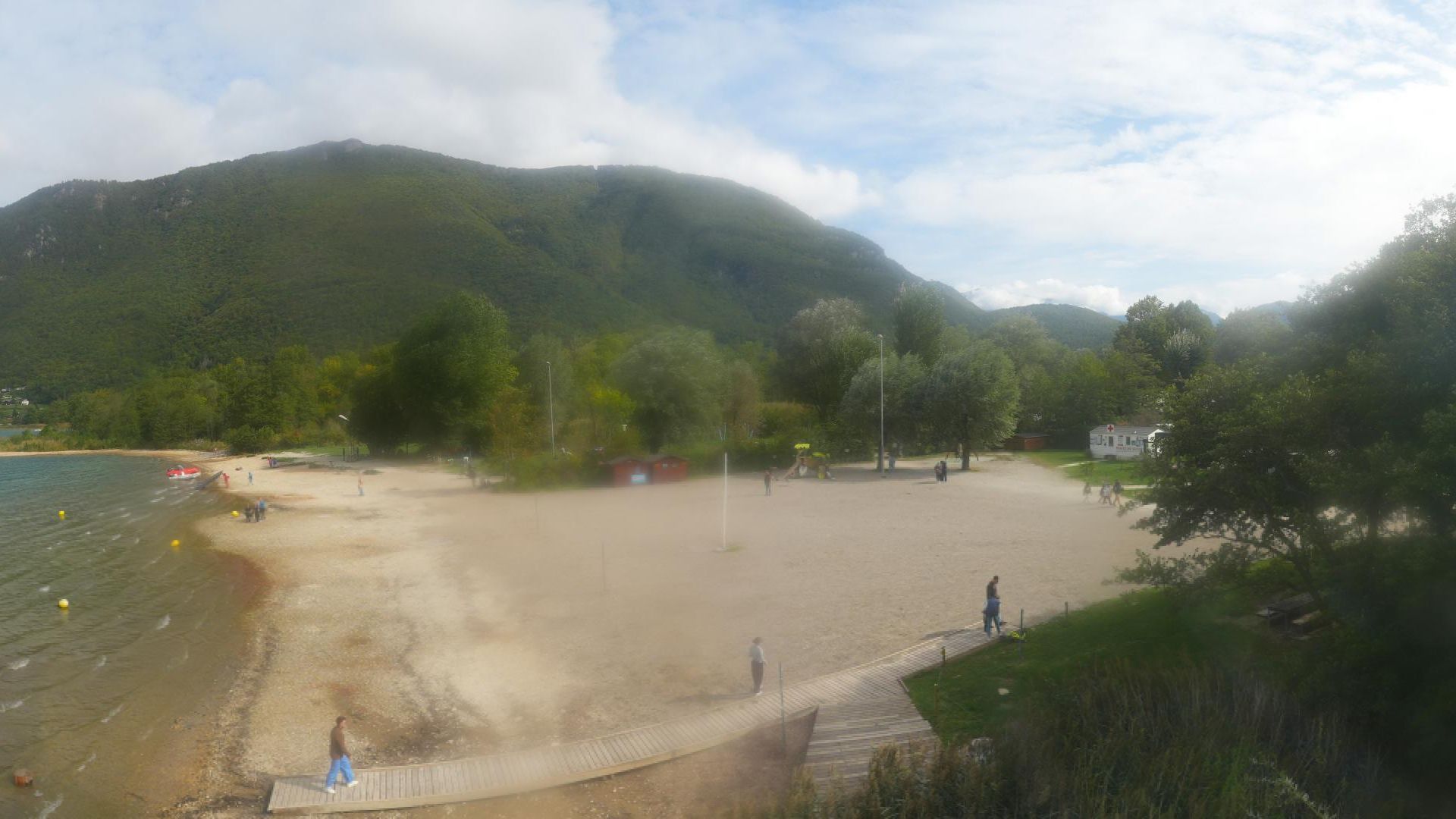 Doussard: Plage de Doussard - Bout du Lac - Au bout du lac d'Annecy