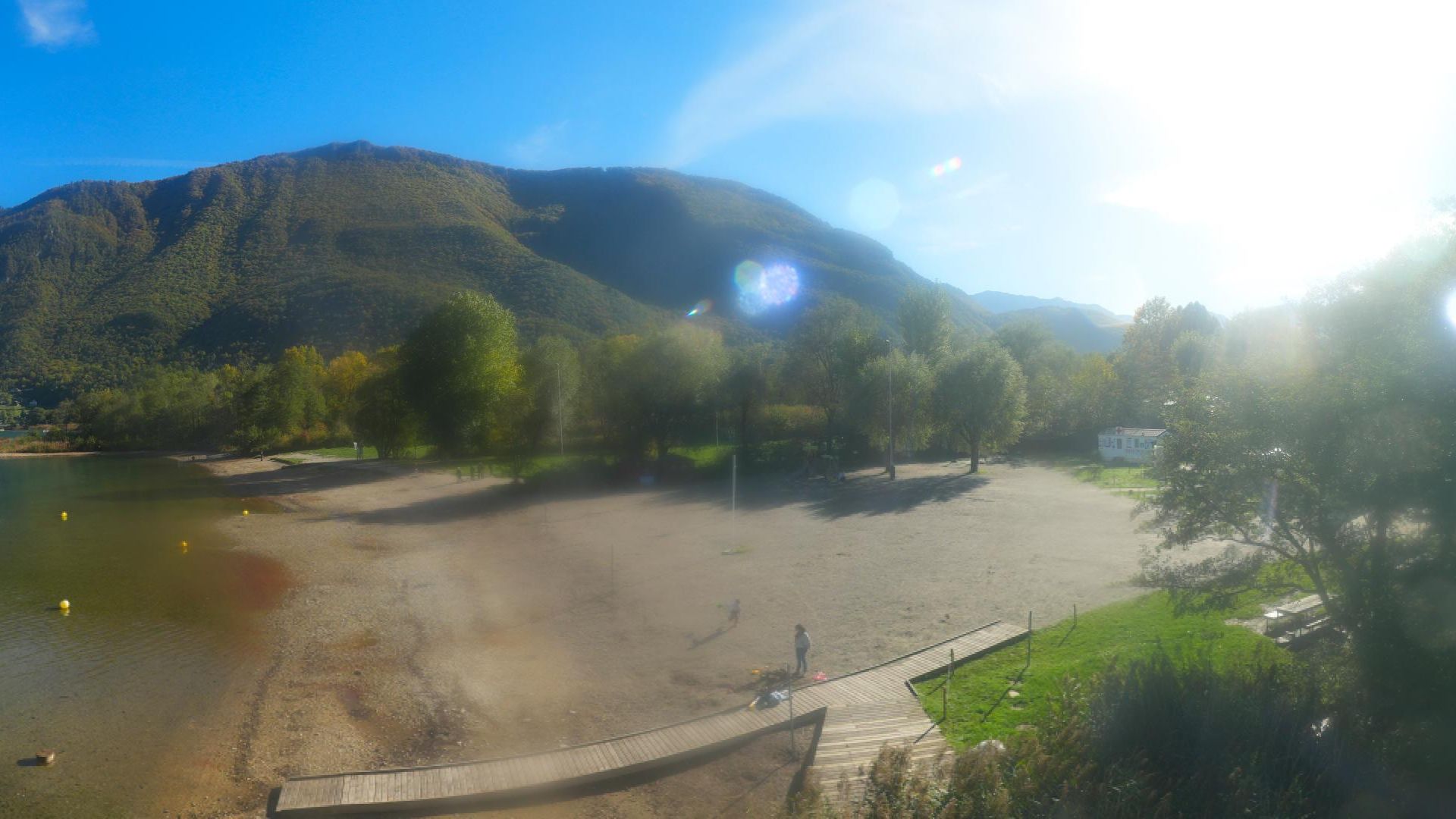 Doussard: Plage de Doussard - Bout du Lac - Au bout du lac d'Annecy