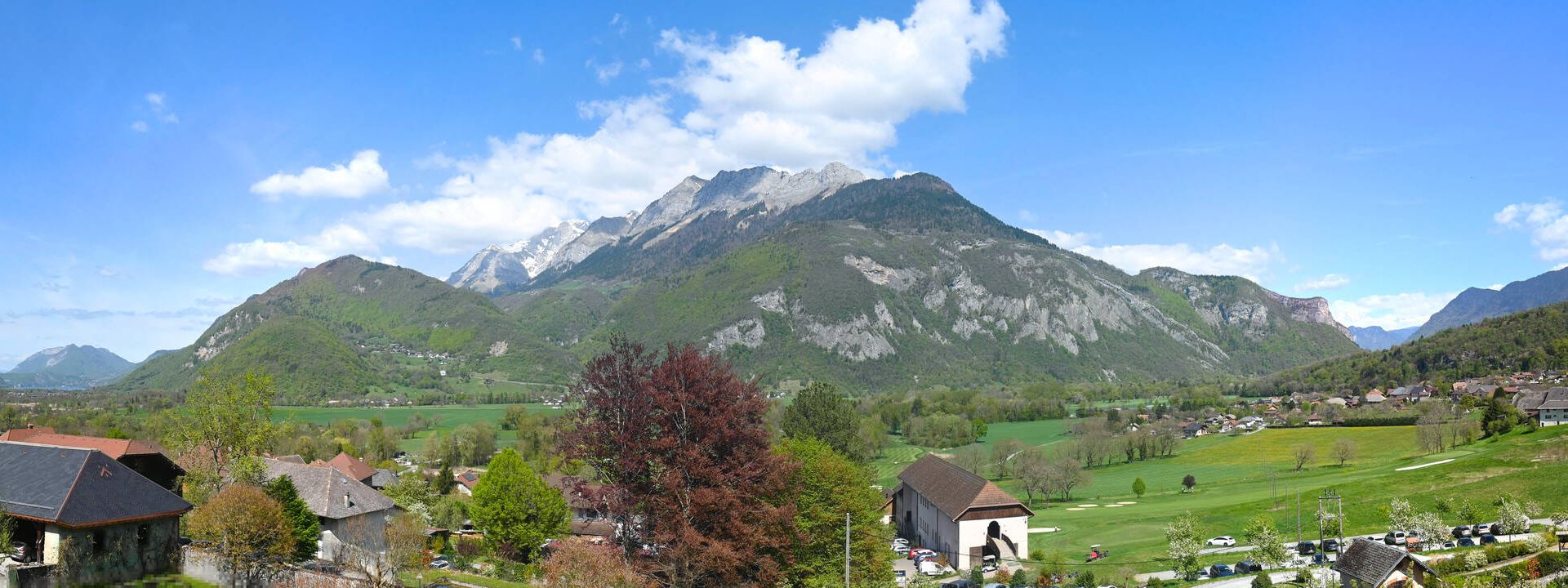 Giez: Golf de Giez - la dent de cons - La Tournette - Dents de Lanfon