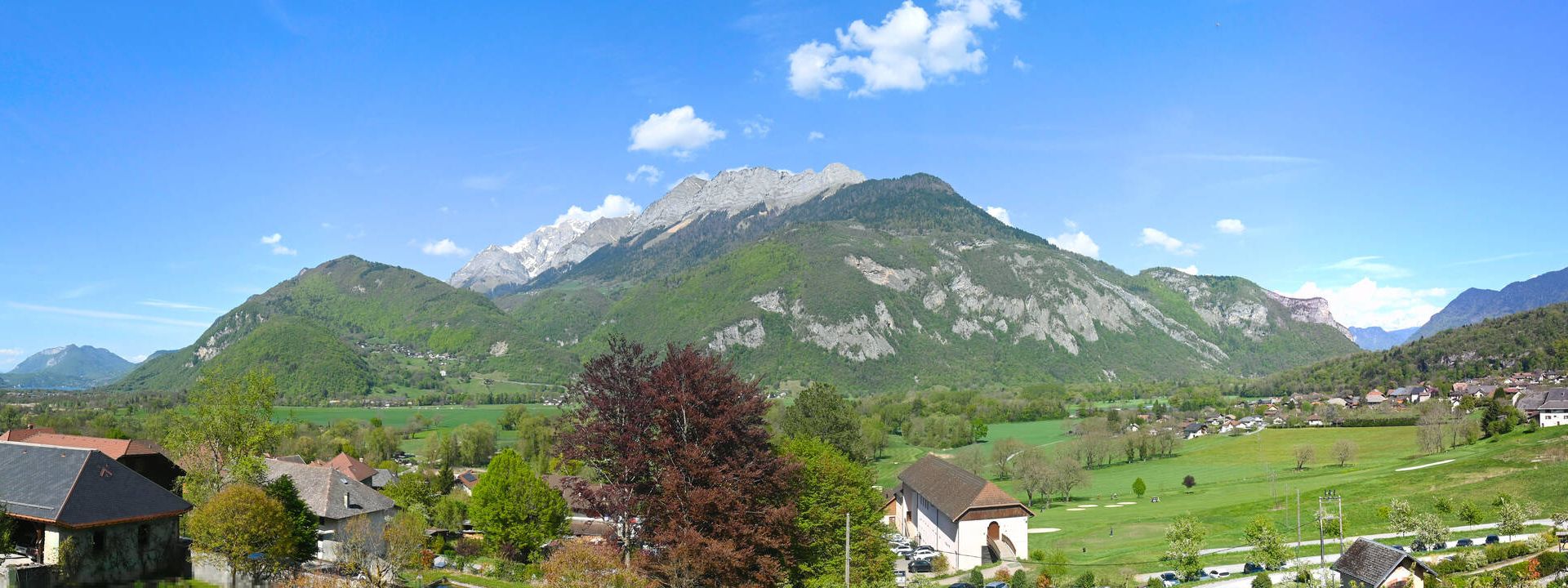 Giez: Golf de Giez - la dent de cons - La Tournette - Dents de Lanfon