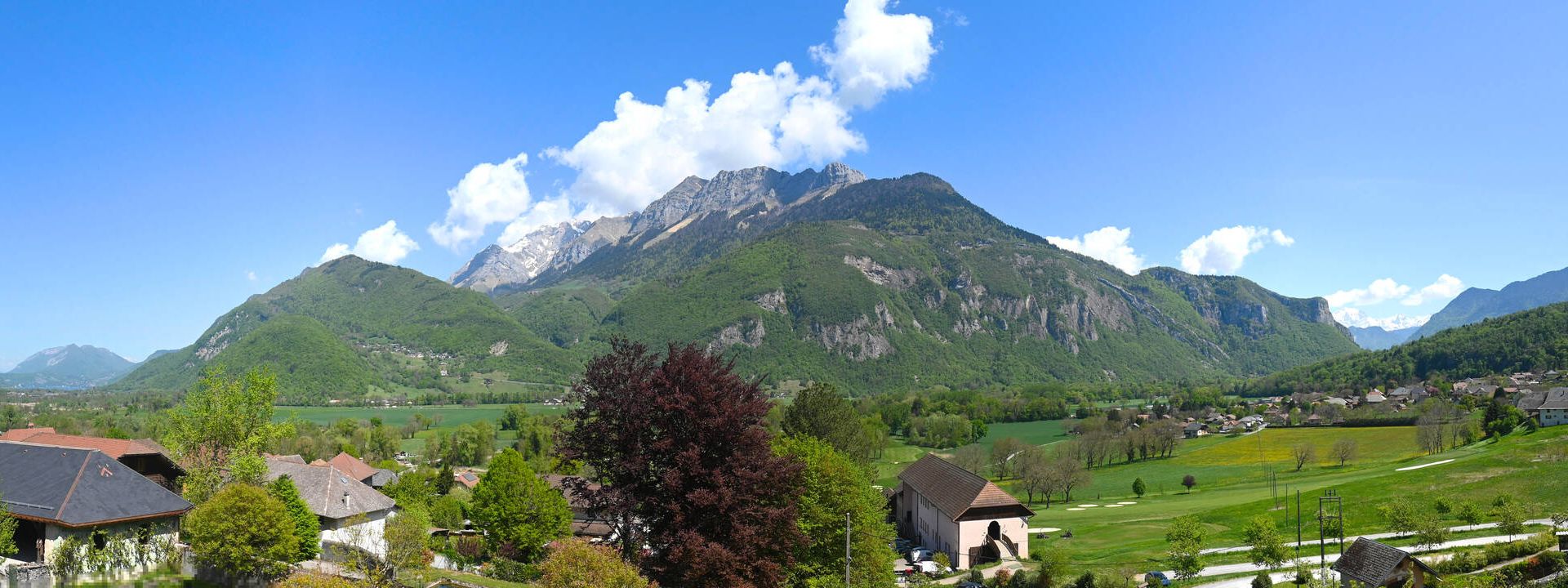 Giez: Golf de Giez - la dent de cons - La Tournette - Dents de Lanfon