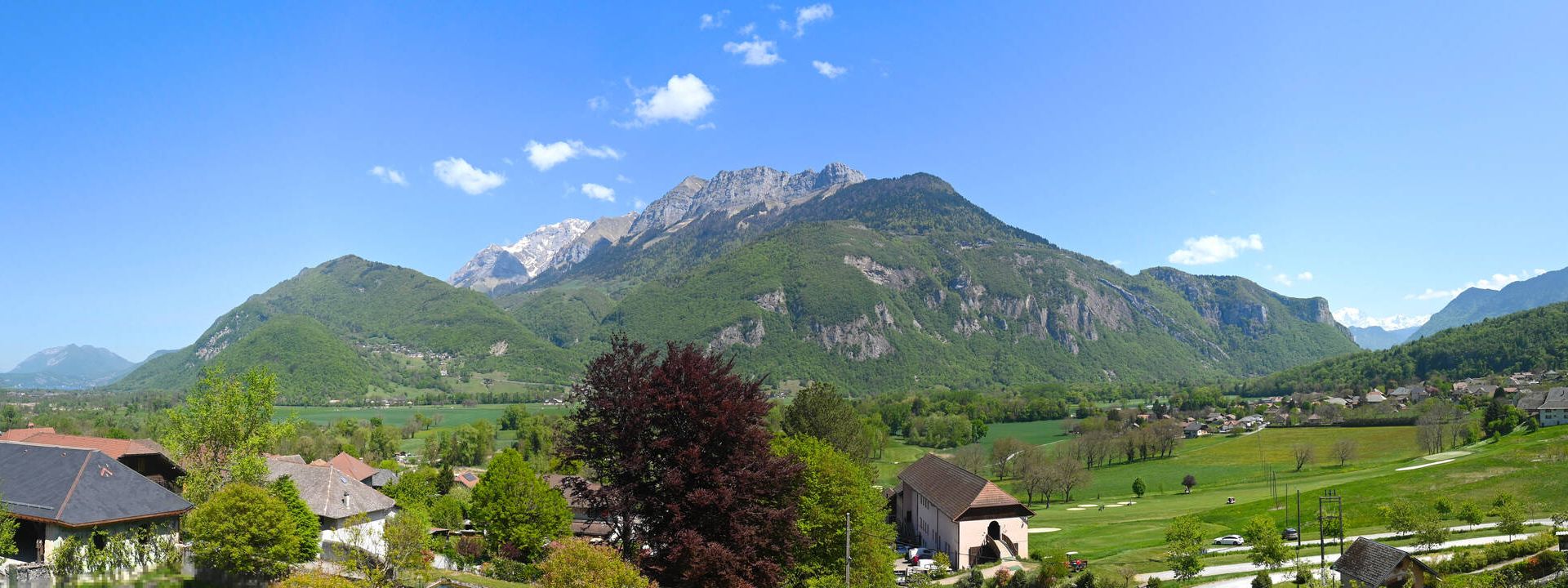 Giez: Golf de Giez - la dent de cons - La Tournette - Dents de Lanfon